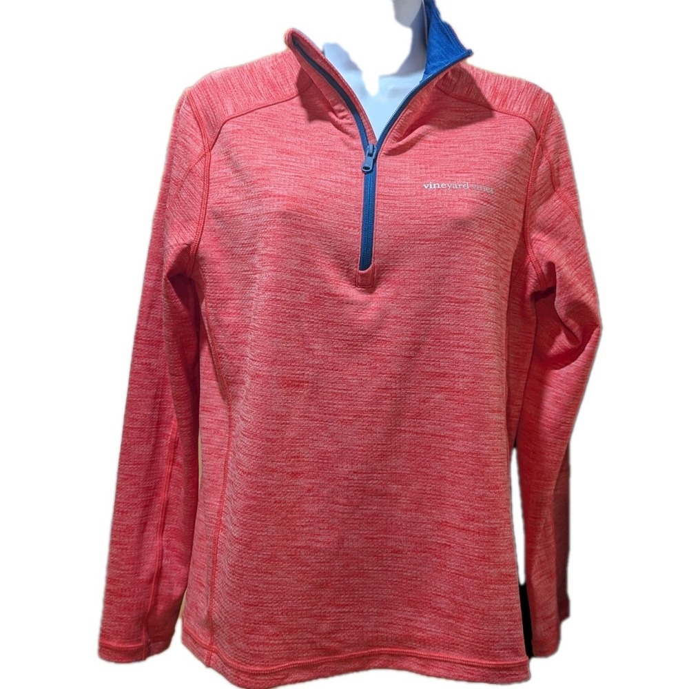 Vineyard Vines Sankaty Quarter Zip Pullover Men's Size‎ Extra Small  Sailors Red
